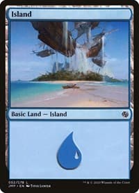 Island (052) - Jumpstart - Magic: The Gathering card