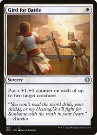 Gird for Battle - Jumpstart - Magic: The Gathering card