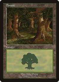 Forest - Nottingham Forest - European Lands - Magic: The Gathering card