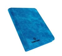 GameGenic Zip-Up Album 8-Pocket Side-Loading - Blue - GameGenic Storage Albums - Storage Albums card