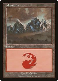 Mountain - Vesuvio - European Lands - Magic: The Gathering card