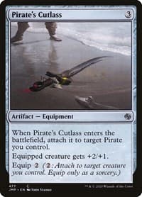 Pirate's Cutlass - Jumpstart - Magic: The Gathering card