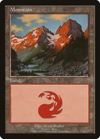 Mountain - Pyrenees - European Lands - Magic: The Gathering card