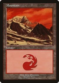 Mountain - Mont Blanc - European Lands - Magic: The Gathering card