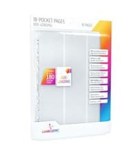 GameGenic 18-Pocket Pages Side-Loading - White (10-Pack) - GameGenic Protective Pages - Protective Pages card