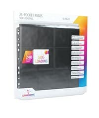 GameGenic 24-Pocket Pages Side-Loading - Black (10-Pack) - GameGenic Protective Pages - Protective Pages card