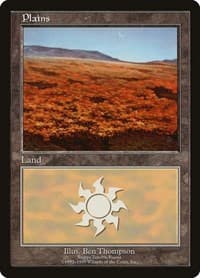 Plains - Steppe Tundra - European Lands - Magic: The Gathering card