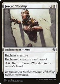 Forced Worship - Jumpstart - Magic: The Gathering card