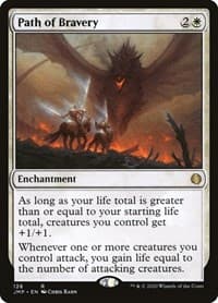 Path of Bravery - Jumpstart - Magic: The Gathering card