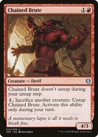 Chained Brute - Jumpstart - Magic: The Gathering card