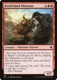 Borderland Minotaur - Jumpstart - Magic: The Gathering card