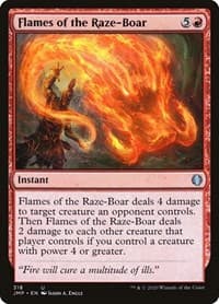 Flames of the Raze-Boar - Jumpstart - Magic: The Gathering card