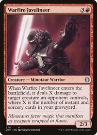Warfire Javelineer - Jumpstart - Magic: The Gathering card