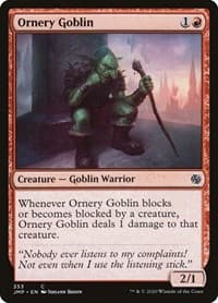 Ornery Goblin - Jumpstart - Magic: The Gathering card