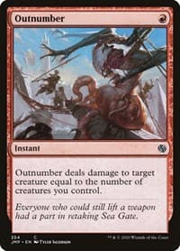 Outnumber - Jumpstart - Magic: The Gathering card