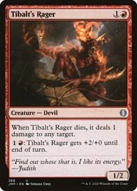 Tibalt's Rager - Jumpstart - Magic: The Gathering card