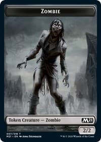 Zombie Token - Core Set 2021 - Magic: The Gathering card