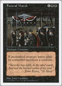 Funeral March - Fifth Edition - Magic: The Gathering card