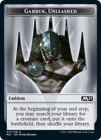 Emblem - Garruk, Unleashed - Core Set 2021 - Magic: The Gathering card
