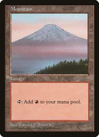 Mountain - Clear Pack (Beard, Jr.) - APAC Lands - Magic: The Gathering card