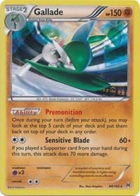 Gallade - 84/162 (Cosmos Holo) - Blister Exclusives - Pokemon card
