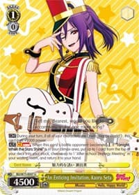 An Enticing Invitation, Kaoru Seta - BanG Dream! Vol.2 - Weiss Schwarz card