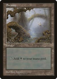 Swamp - Clear Pack (Spears) - APAC Lands - Magic: The Gathering card