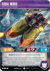 Tidal Wave - Dark Fleet (Battleship) - Transformers Promos - Transformers TCG card