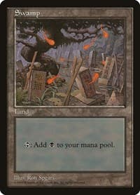 Swamp - Blue Pack (Spears) - APAC Lands - Magic: The Gathering card