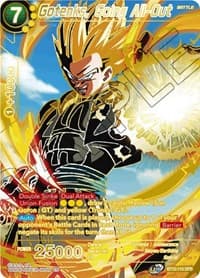 Gotenks, Going All-Out (SPR) - Rise of the Unison Warrior - Dragon Ball Super: Masters card