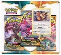 Darkness Ablaze 3 Pack Blister [Eevee] - SWSH03: Darkness Ablaze - Pokemon card