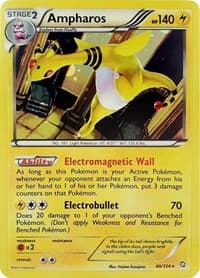 Ampharos - 40/124 (Cosmos Holo) - Blister Exclusives - Pokemon card