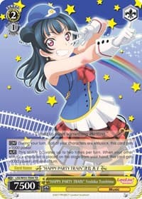 "HAPPY PARTY TRAIN" Yoshiko Tsushima - Love Live! Sunshine!! Extra Booster - Weiss Schwarz card
