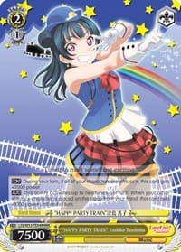 "HAPPY PARTY TRAIN" Yoshiko Tsushima (RRR) - Love Live! Sunshine!! Extra Booster - Weiss Schwarz card