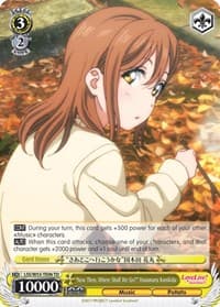 "Now Then, Where Shall We Go?" Hanamaru Kunikida - Love Live! Sunshine!! Extra Booster - Weiss Schwarz card