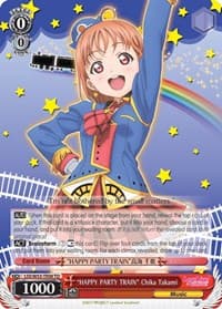 "HAPPY PARTY TRAIN" Chika Takami - Love Live! Sunshine!! Extra Booster - Weiss Schwarz card