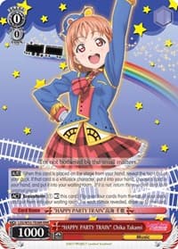 "HAPPY PARTY TRAIN" Chika Takami (RRR) - Love Live! Sunshine!! Extra Booster - Weiss Schwarz card