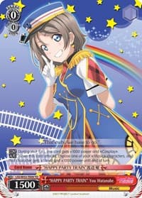 "HAPPY PARTY TRAIN" You Watanabe - Love Live! Sunshine!! Extra Booster - Weiss Schwarz card