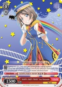 "HAPPY PARTY TRAIN" You Watanabe (RRR) - Love Live! Sunshine!! Extra Booster - Weiss Schwarz card
