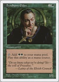 Fyndhorn Elder - Fifth Edition - Magic: The Gathering card