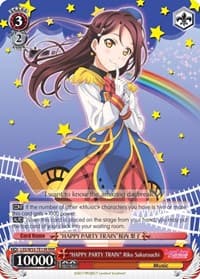 "HAPPY PARTY TRAIN" Riko Sakurauchi (RRR) - Love Live! Sunshine!! Extra Booster - Weiss Schwarz card