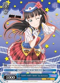 "HAPPY PARTY TRAIN" Dia Kurosawa - Love Live! Sunshine!! Extra Booster - Weiss Schwarz card