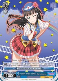 "HAPPY PARTY TRAIN" Dia Kurosawa (RRR) - Love Live! Sunshine!! Extra Booster - Weiss Schwarz card