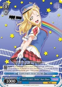 "HAPPY PARTY TRAIN" Mari Ohara (RRR) - Love Live! Sunshine!! Extra Booster - Weiss Schwarz card
