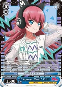 "Supreme Music" CHU² (SP) (B) - BanG Dream! Vol.2 - Weiss Schwarz card