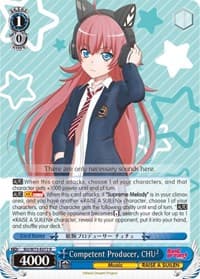 Competent Producer, CHU² - BanG Dream! Vol.2 - Weiss Schwarz card