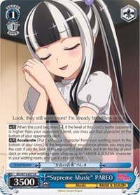 "Supreme Music" PAREO - BanG Dream! Vol.2 - Weiss Schwarz card