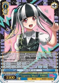 "Supreme Music" PAREO (SSP) - BanG Dream! Vol.2 - Weiss Schwarz card