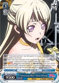 "Interweaving Music" Chisato Shirasagi - BanG Dream! Vol.2 - Weiss Schwarz card