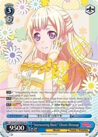 "Interweaving Music" Chisato Shirasagi (SP) (A) - BanG Dream! Vol.2 - Weiss Schwarz card